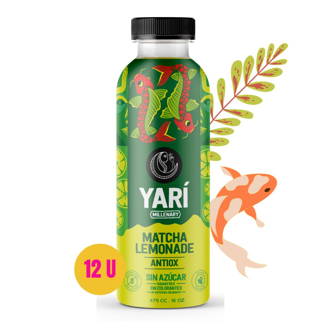 Yarí Limonada Matcha 475cc 12 unidades